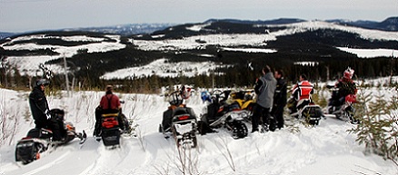 gaspe peninsula snowmobile tour