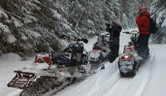 gaspe peninsula snowmobile tour