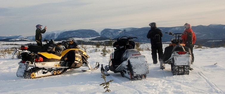 gaspe peninsula snowmobile tour